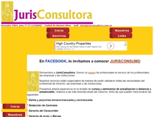 Tablet Screenshot of jurisconsultora.com.ar